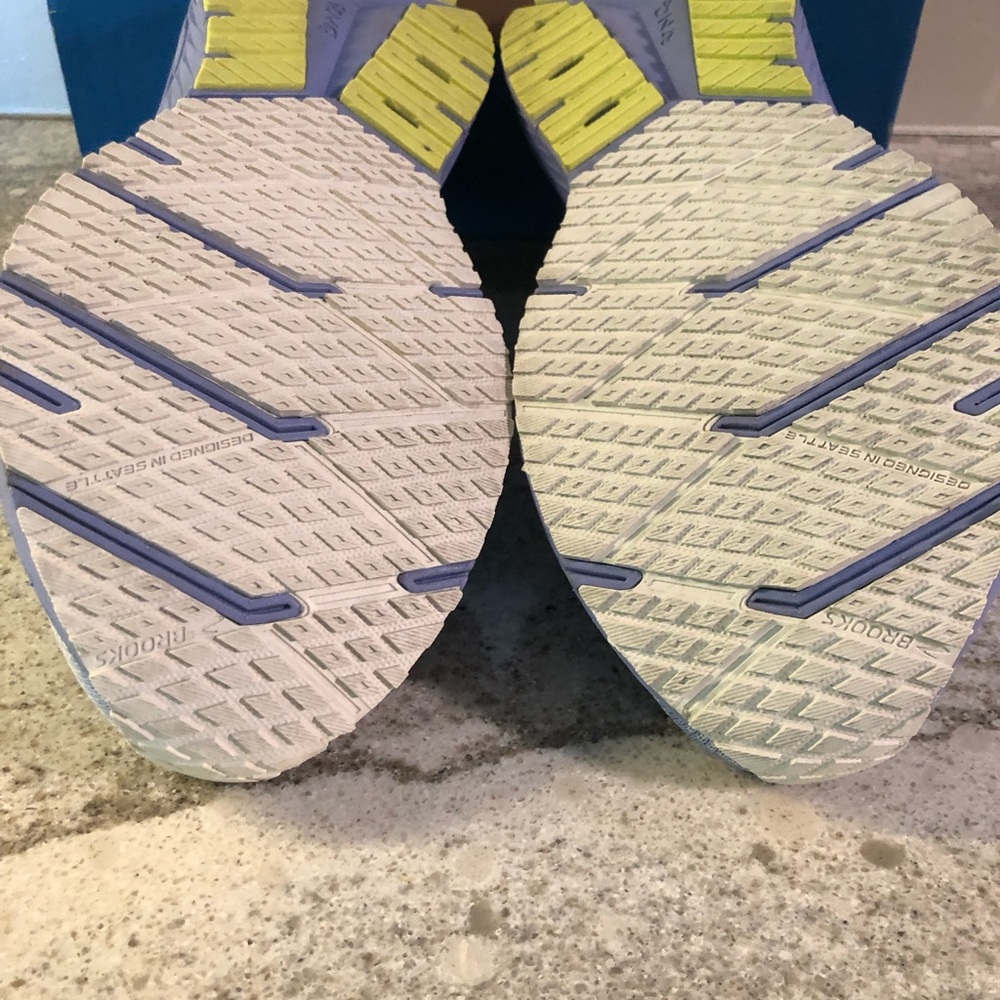 Brooks Women's Athletic Shoes - Light Blue and Lime - Picture 7 of 10